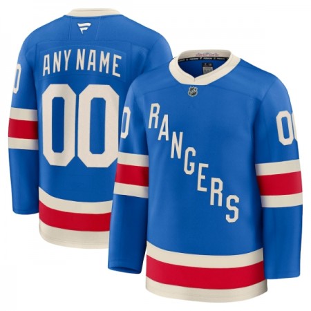 Miesten NHL New York Rangers Pelipaita Custom 2025-26 Fanatics Centennial Premium Sininen